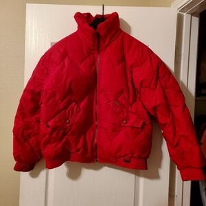 VTG Edelweiss Skiwear Puffer *DUCK DOWN* SKI Jacket Woman Sz M